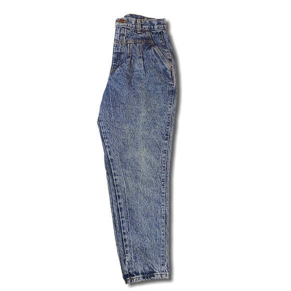 WOMEN'S ACID WASH JEANS - (11 PETITE) - Picture 3 of 4